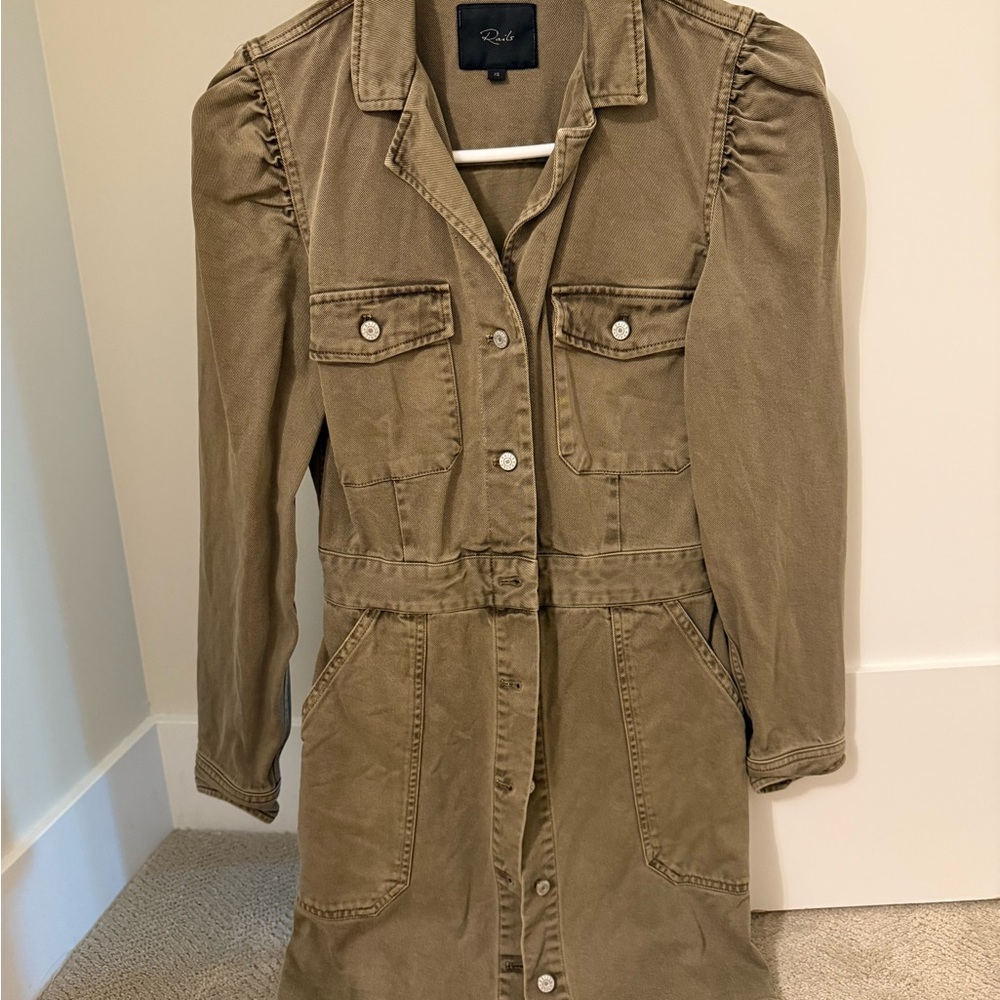 Rails Jean Button Down Dress